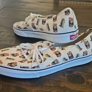 Vans Pineapple Skull Sneakers